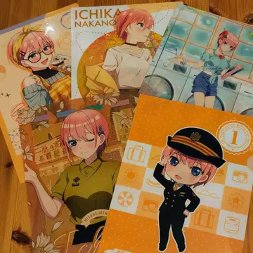 5등분의 신부 나카노 이치카 클리어 파일 묶음 판매