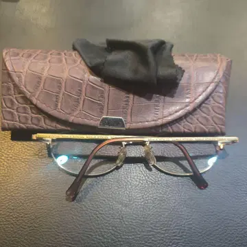 Vintage SONIA RYKIEL 타원형 안경 케이스 포함