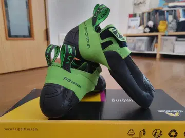 La Sportiva 스콰마 클라이밍 신발 그린/블랙