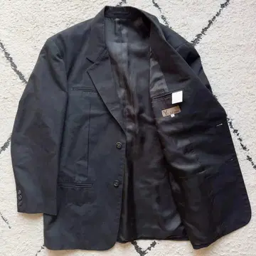 초기 Y's for men 80s 브라운 택 테일러드 자켓 요지 블랙