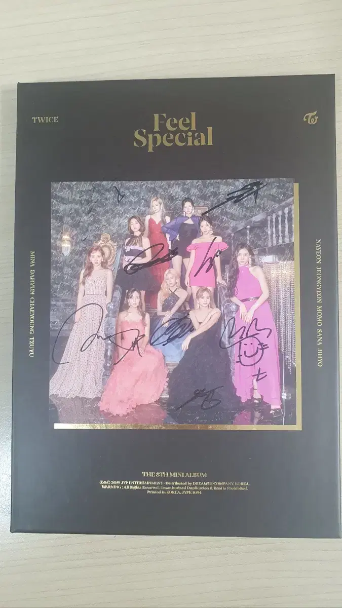 트와이스 Twice feel special 친필싸인 앨범 포카 포함