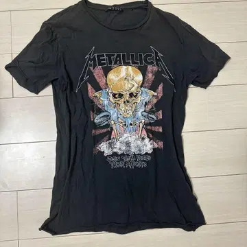 METALLICA 스컬 디자인 티셔츠