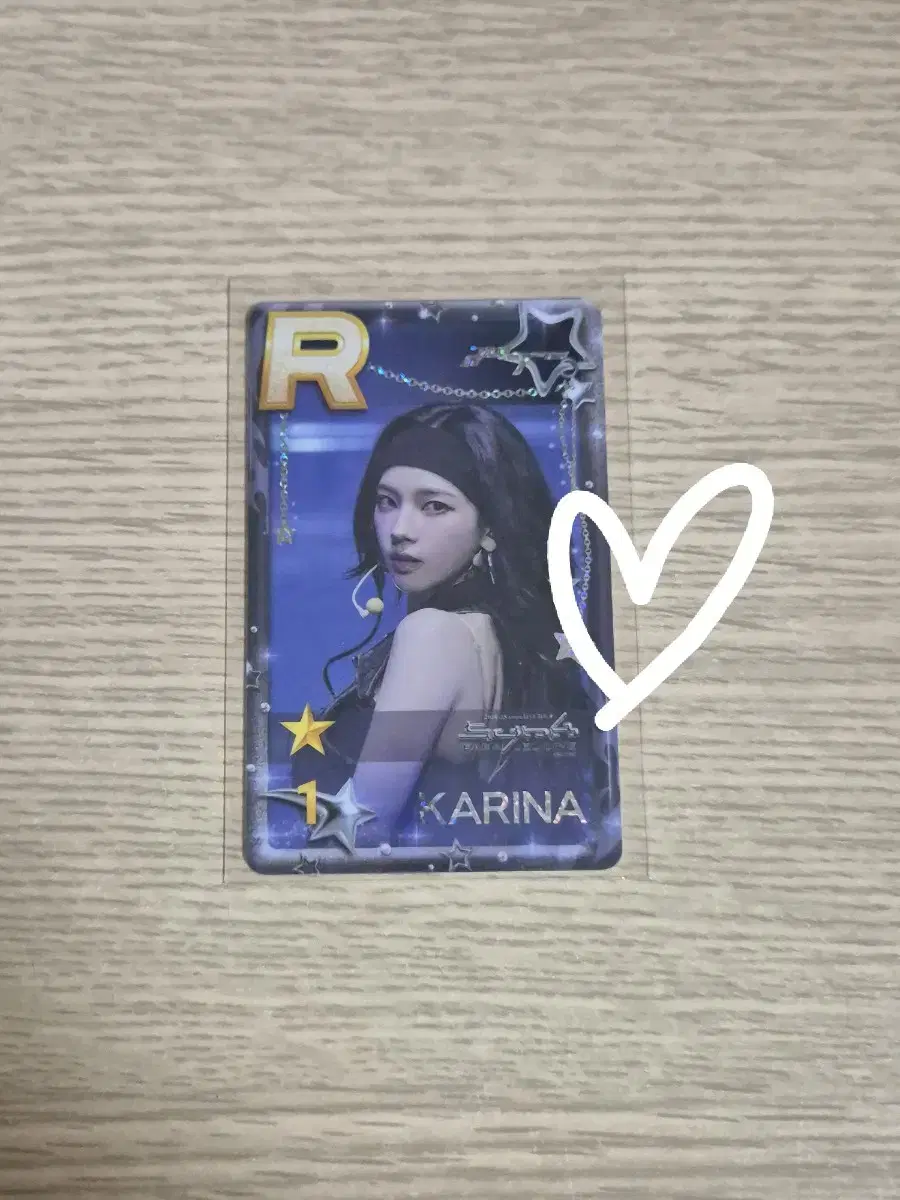 Aespa rina Concert Encore Superstar SM R card poca wts / winter giselle ningning