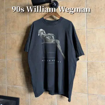 90s William Wegman 아트 애니멀 티셔츠