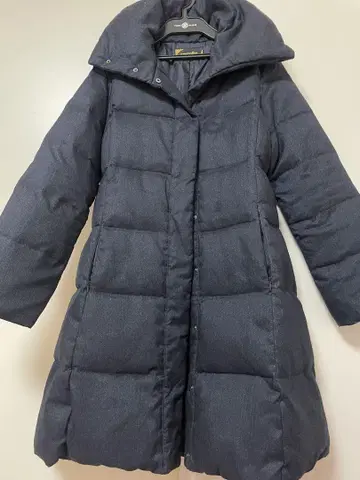 KRYDDERI 빅 옷깃 소두 효과 다운 코트