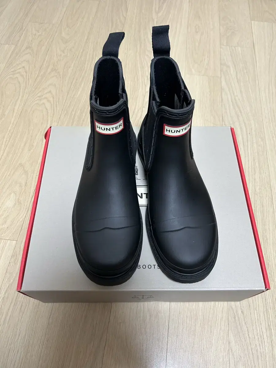 HUNTER Hunter Commando Chelsea Boots US6 size