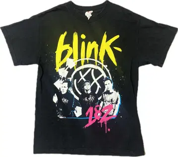 blink-182 2009년 투어 티셔츠 블링크 182 밴드 티셔츠