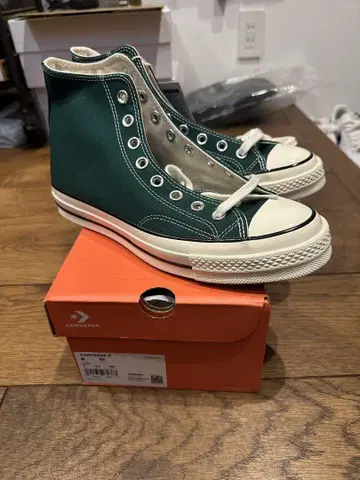 새상품 CONVERSE CT70 그린 스니커즈 26.5