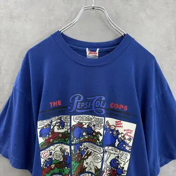 90s PEPSI 펩시 콜라 프린트 티셔츠 빈티지 LARGE