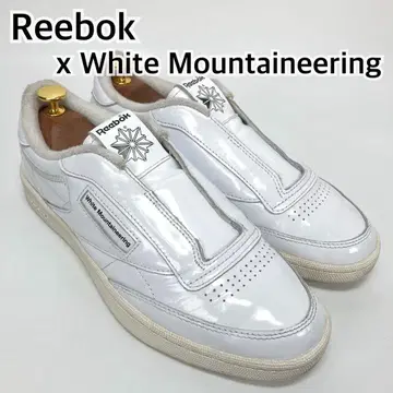 콜라보 리복 화이트 마운티니어링 클럽 씨 슬립온 스니커즈
