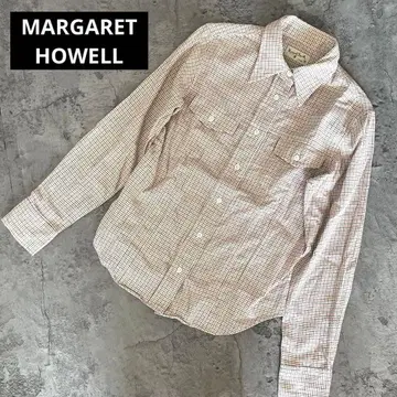 MARGARET HOWELL 마가렛호웰 구택 체크 셔츠