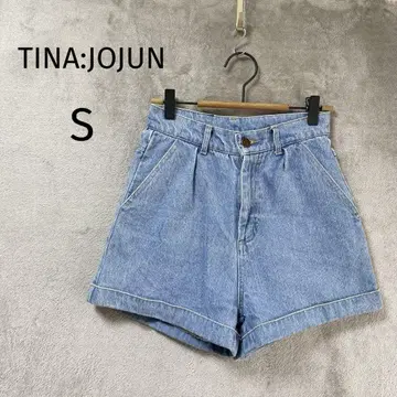 티나 조준/데님 숏 팬츠/S/하이 웨스트 A 라인