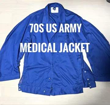 레어 70s us.army 미군 벨 슬리브 메디컬 셔츠 자켓
