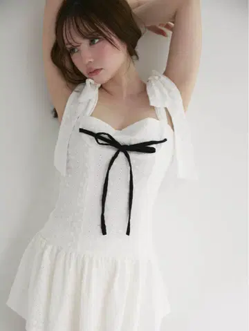 ANDMARY Natalie 미니 드레스 화이트