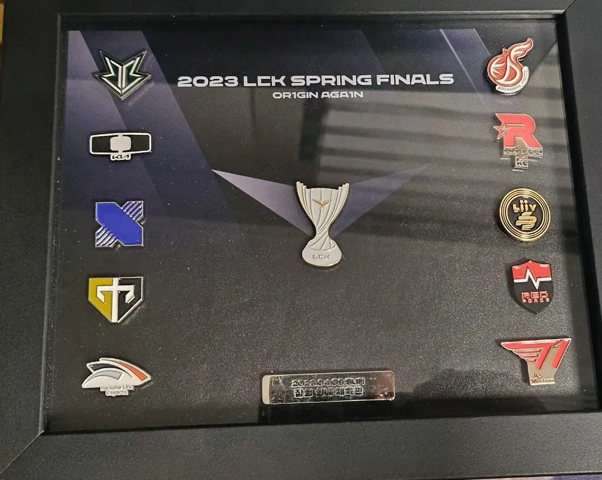 lck 2023 뱃지 판매합니다 젠지 t1 drx kt롤스터