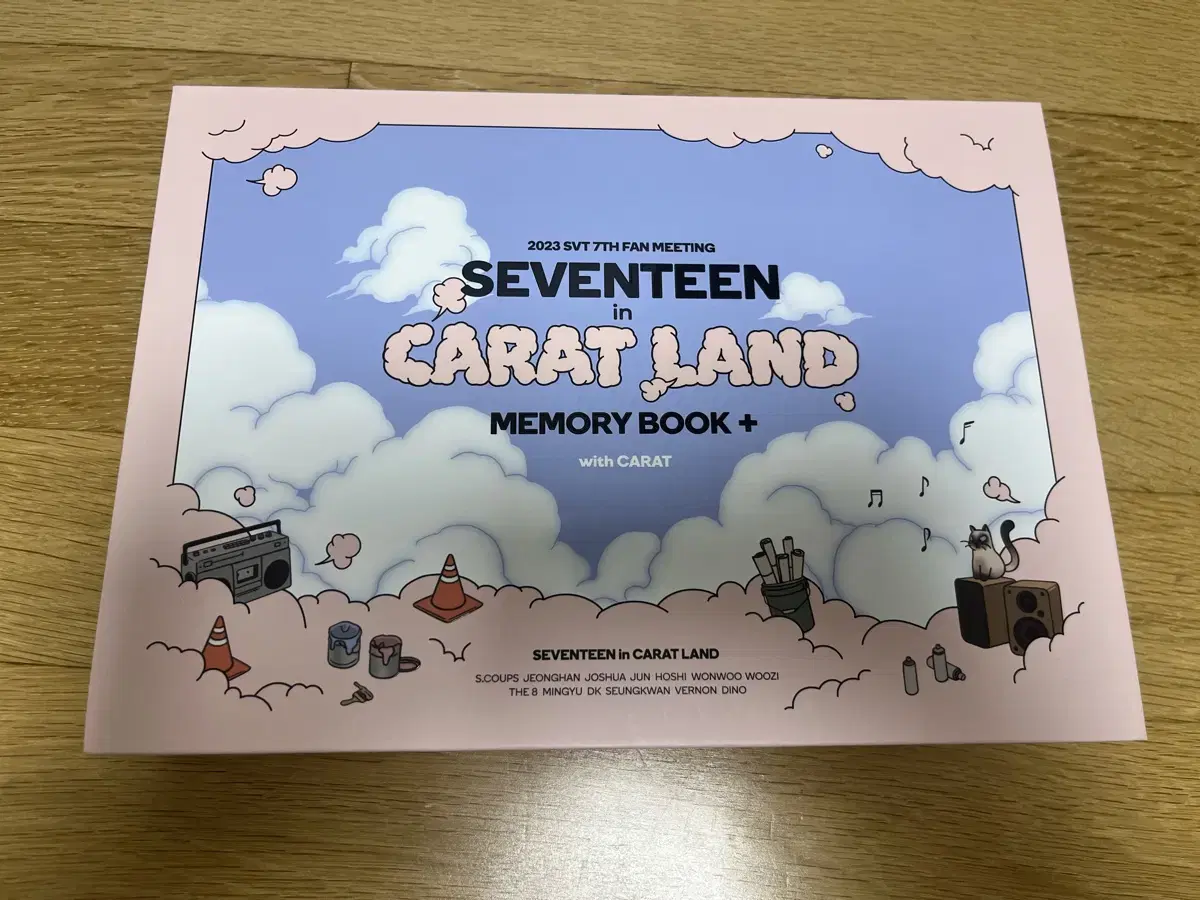 세븐틴 2023 캐랜 메모리북 풀구성 양도