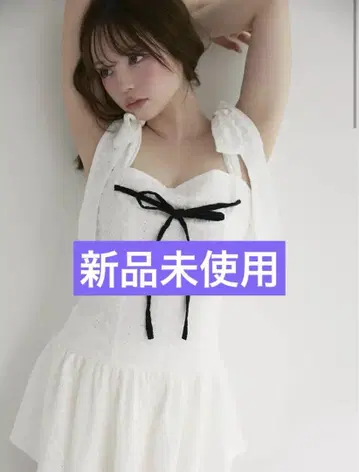 andmary Natalie mini dress white 앤드 마리