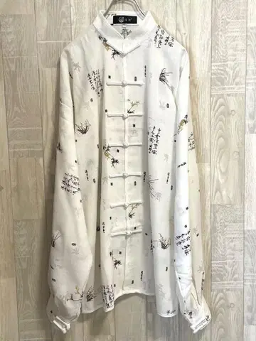 쿵푸 셔츠 리촨 화이트 태극권