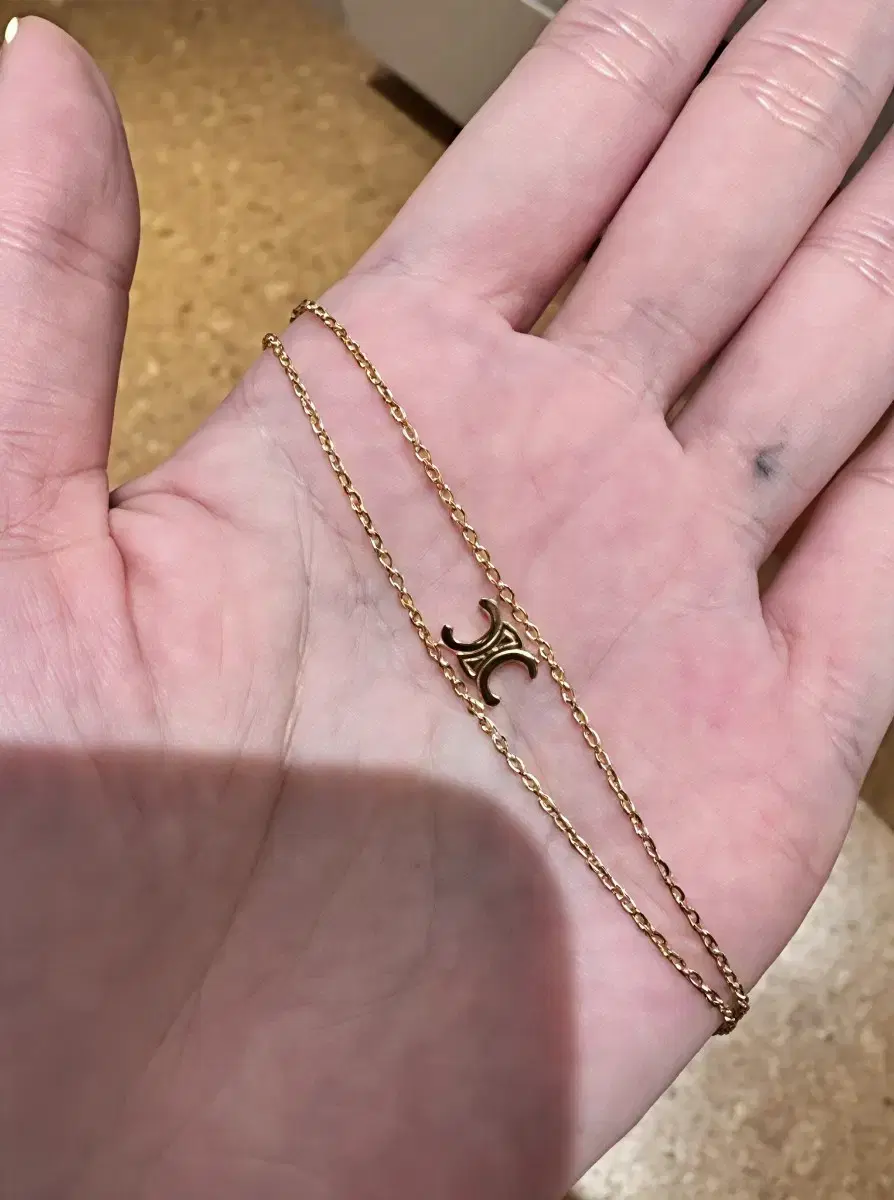Seline Triomphe Gold Bracelet