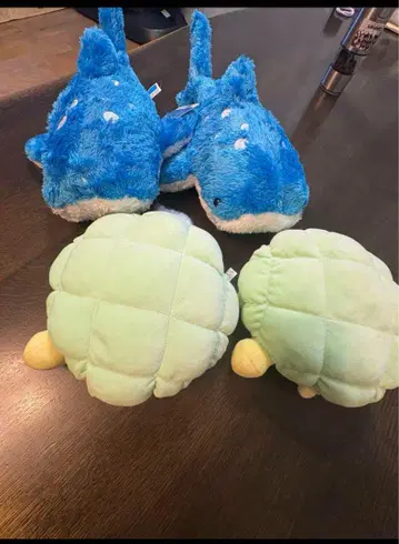 고래와 거북이 봉제 인형 세트