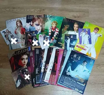 다카라즈카 가극단 류 마사키 씨 팜플렛 플라이어 사진 묶음 판매 월조