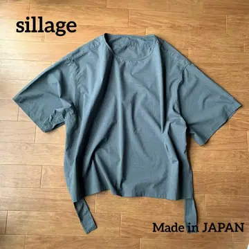 새상품급 sillage 시어지 노카라 와이드 실루엣 풀오버 셔츠