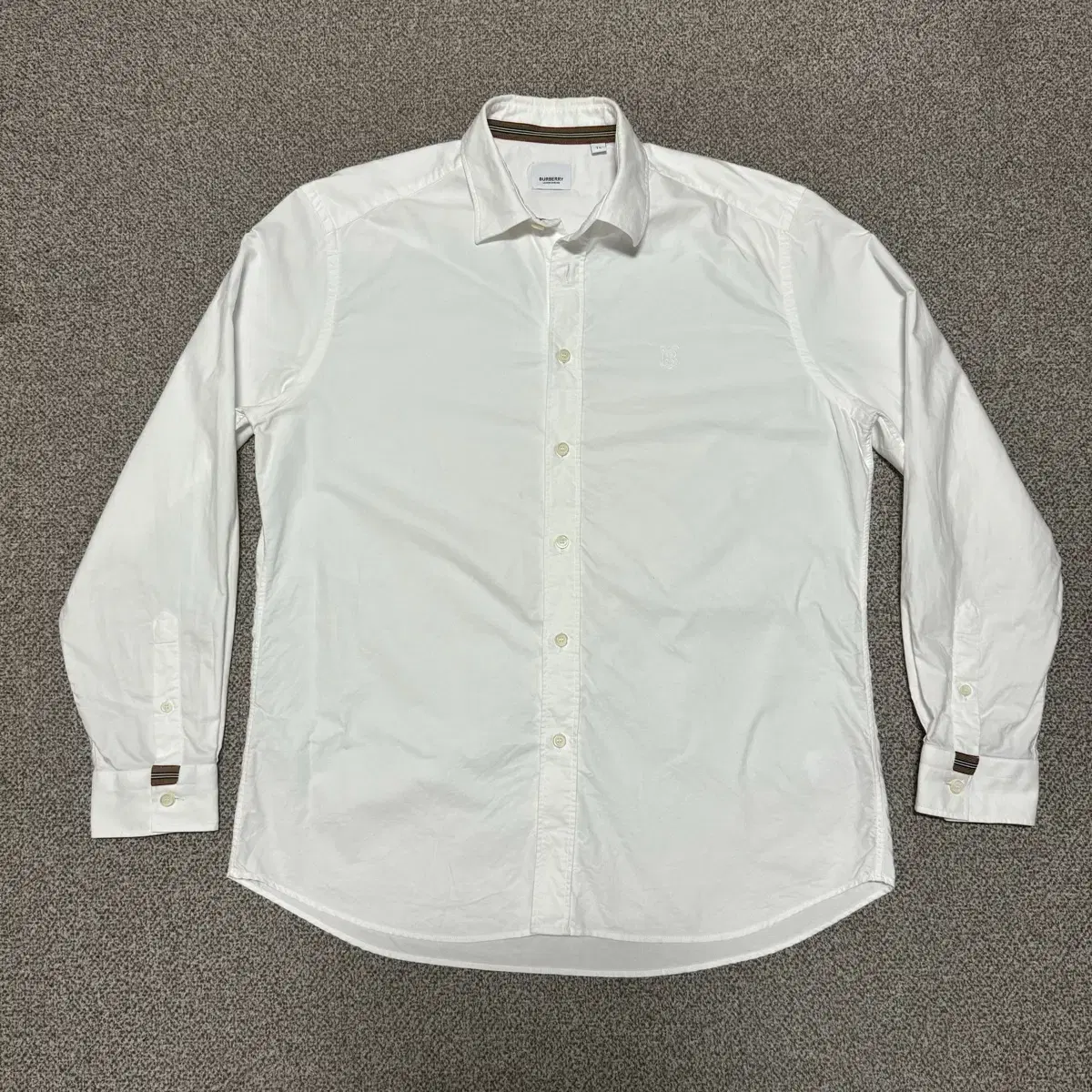XL 버버리 화이트 셔츠