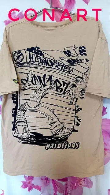 00s CONART 코나토 티셔츠 백 프린트
