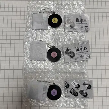 비틀즈 레코드 참 가챠가챠 3개 세트