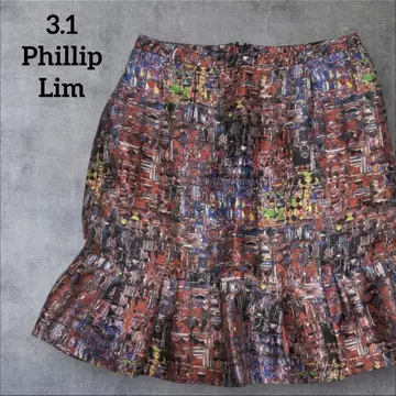 3.1 Phillip Lim 쓰리 원 필립 림 스커트 레어 실크