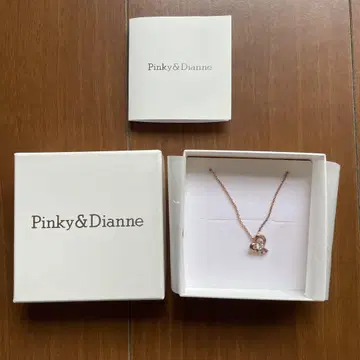 Pinky & Dianne 목걸이 핑크 골드 하트