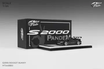 Micro Turbo 1/64 혼다 S2000 팬데믹 블랙