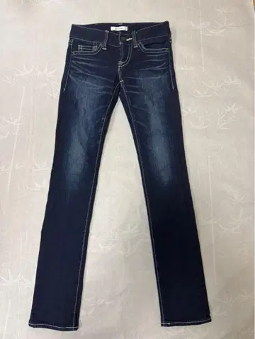 MOUSSY 데님 23 POWDER SKINNY 인디고 일본제