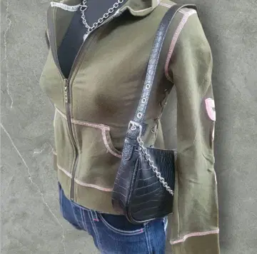 00s archive zip hoodie y2k 헤이세이 갸루 그런지
