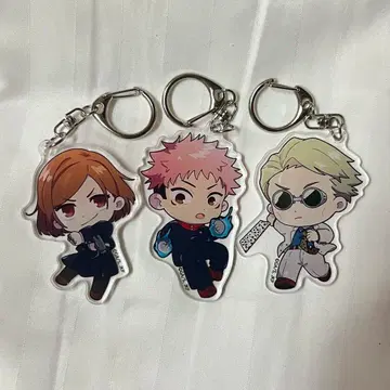 주술회전 오코치! 트레이딩 아크릴 키링 3개 세트