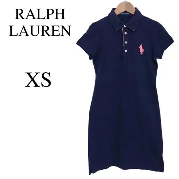 RALPH LAUREN 랄프 로렌 반팔 폴로 원피스 여성용