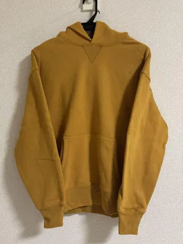GAP 후드티 머스타드