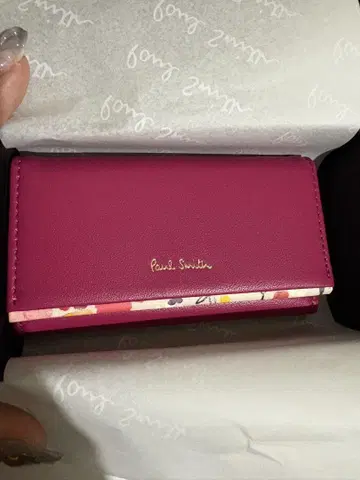 폴스미스 핑크 키케이스 박스 포함