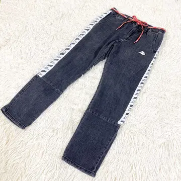 kappa 카파 (M) 스트레치 데님 스키니 청바지 허리밴딩