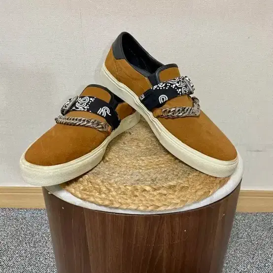 Brown Amiri Bandana Chain Slip On AMIRI 아미리 Amiri Chain Bandana