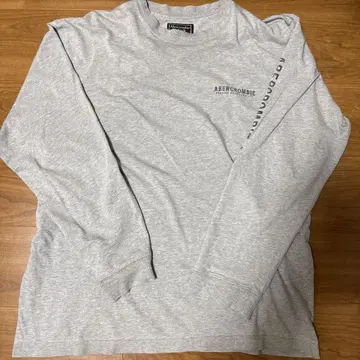 90s ABERCROMBIE AND FITCH 긴팔 티셔츠 그레이