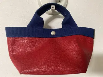 Herve Chapelier 701GP 가죽 파프리카 네이비