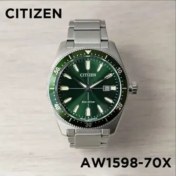 CITIZEN Eco-Drive 그린 손목시계