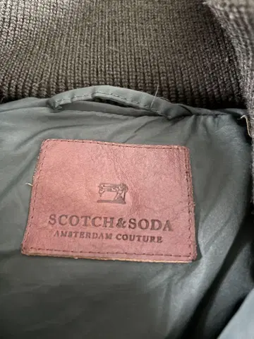 SCOTCH&SODA 그린 다운 자켓