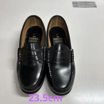리걸 REGAL 블랙 가죽 로퍼 23.5cm 고등학생