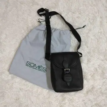 소메스 SOMES 할론 미니백 숄더백 가죽 블랙 백