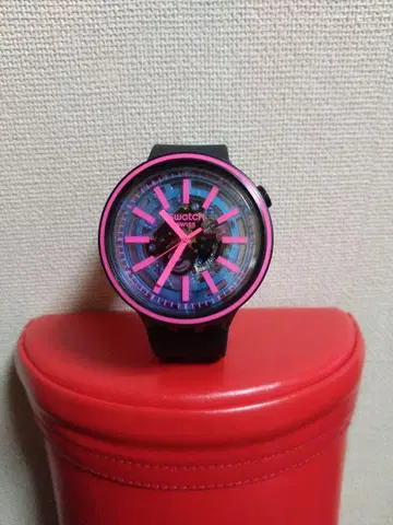 Swatch 러버 벨트 시계 작동 제품