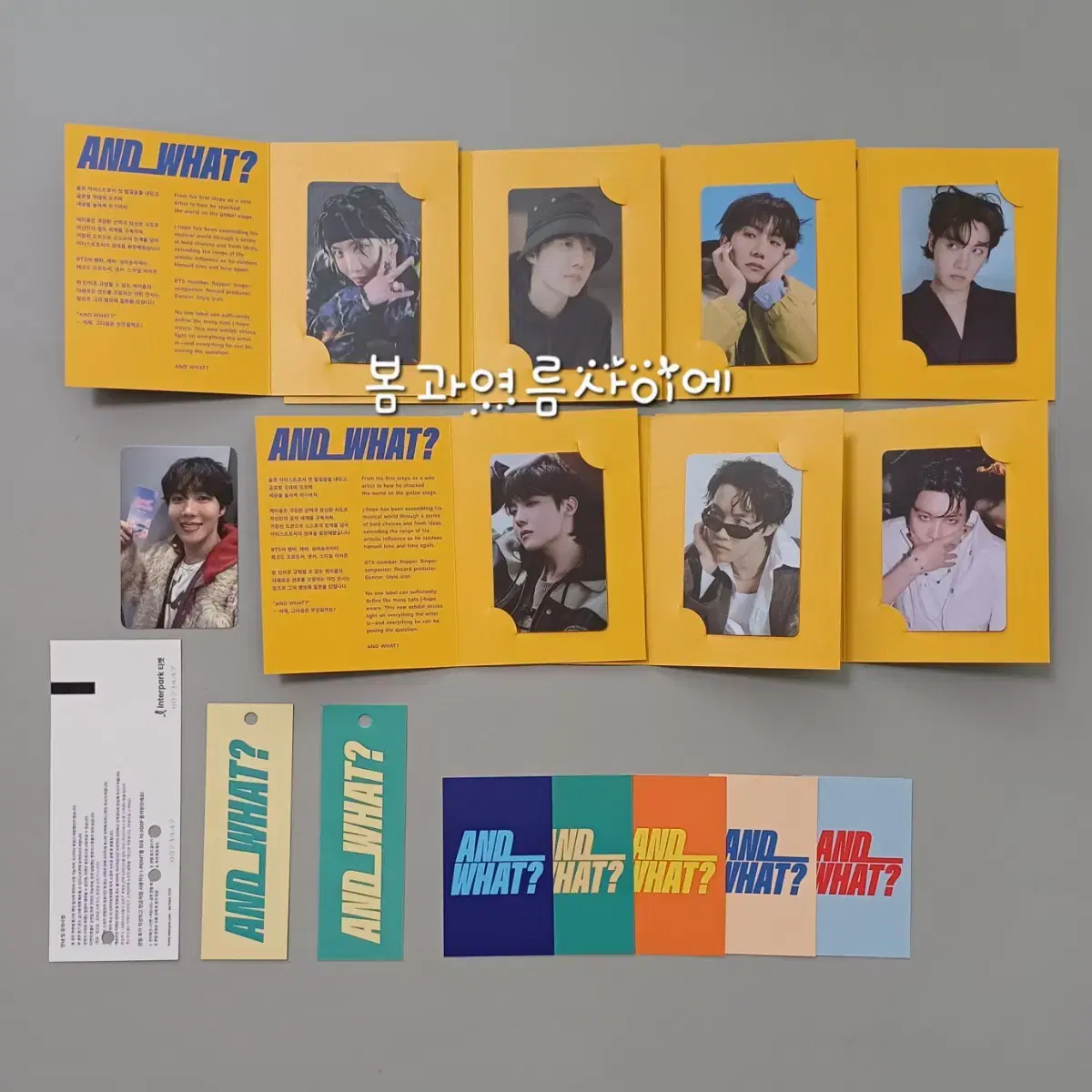 BTS Bts Bangtan Jay-Hope J-HOPE Tour Slogan Muffler Yellow