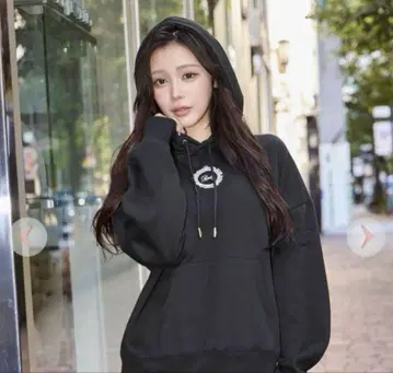 Rady 블랙 후드티 S 사이즈