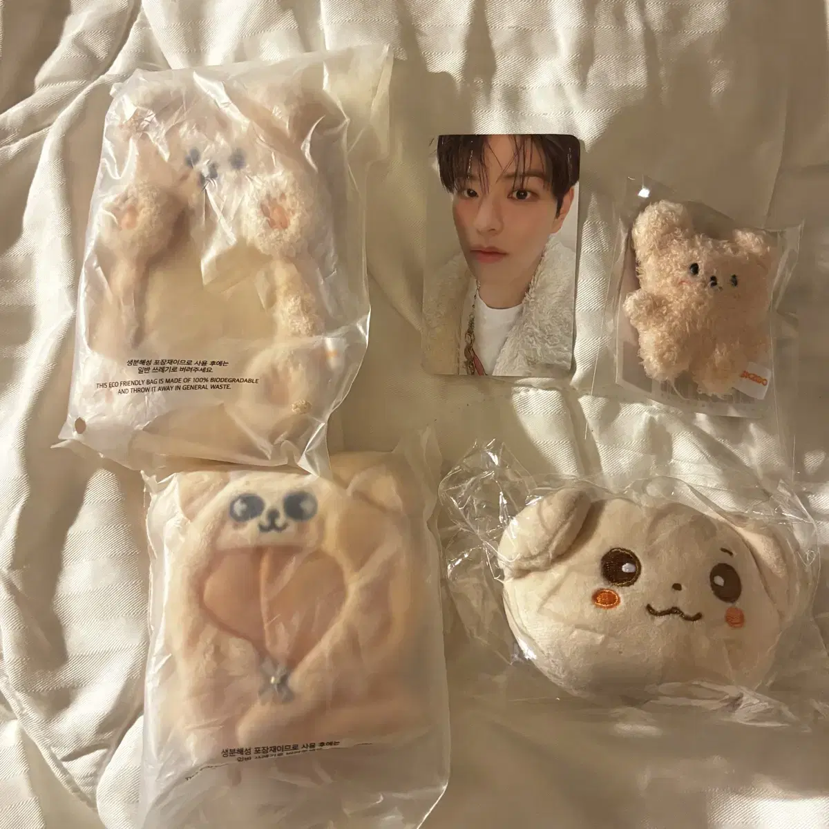 퍼핌 스키즈 스트레이키즈 팬미팅 특전 포카 굿즈 릴홀더 마이크로